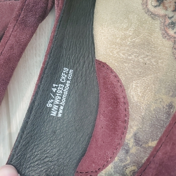 Born Women Comfort Suede Ballet Flats shoes sz 9.5 - Picture 10 of 11